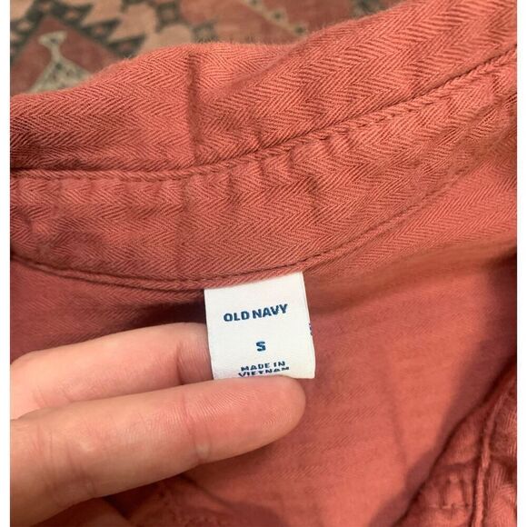 OLD NAVY Women’s  utility jumpsuit collar short sleeve cedarwood Small - Picture 5 of 10